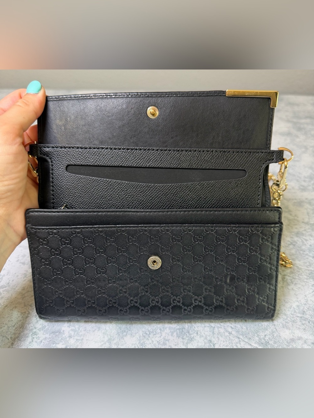 Gucci microguccissima black wallet - Picture 16 of 16